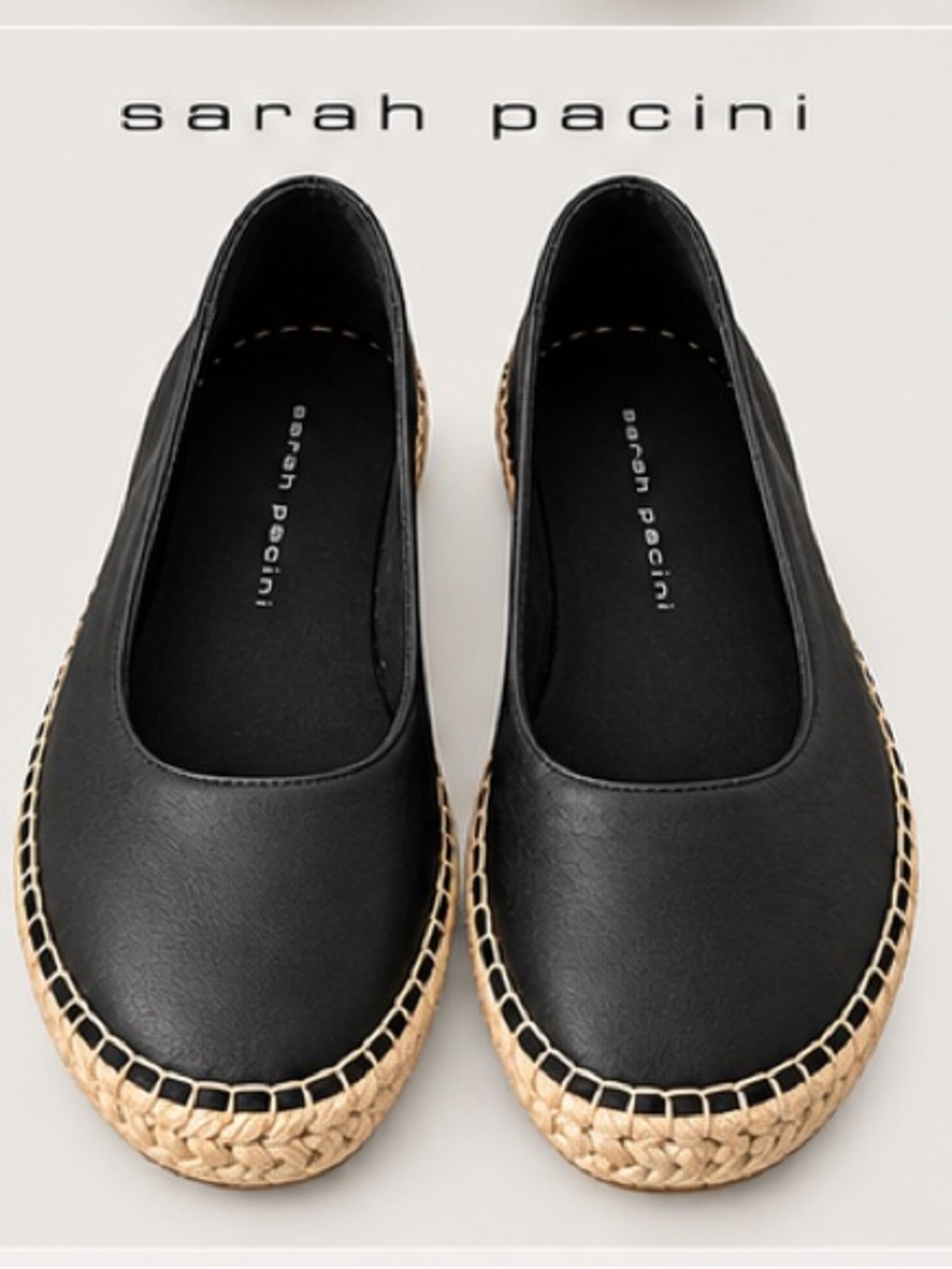 SARAH PACINI 🏛️  | THE MODERN ESPADRILLE BALLET FLAT